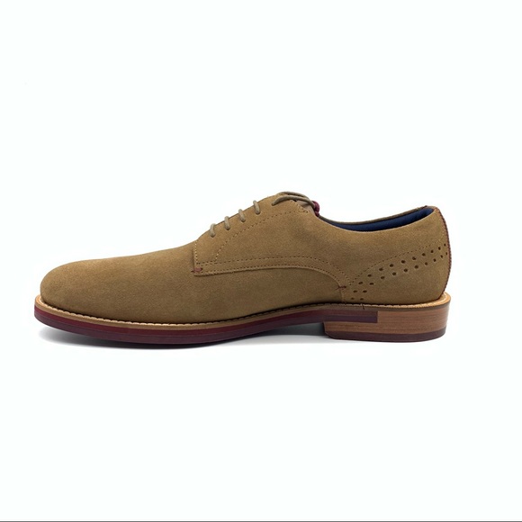 Ted Baker Douglass Suede Derby Oxford Lace Up Shoes US10 EU 43 Taupe Brown main image 11